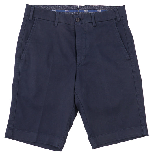 Fedeli Twill Cotton Bermuda Shorts