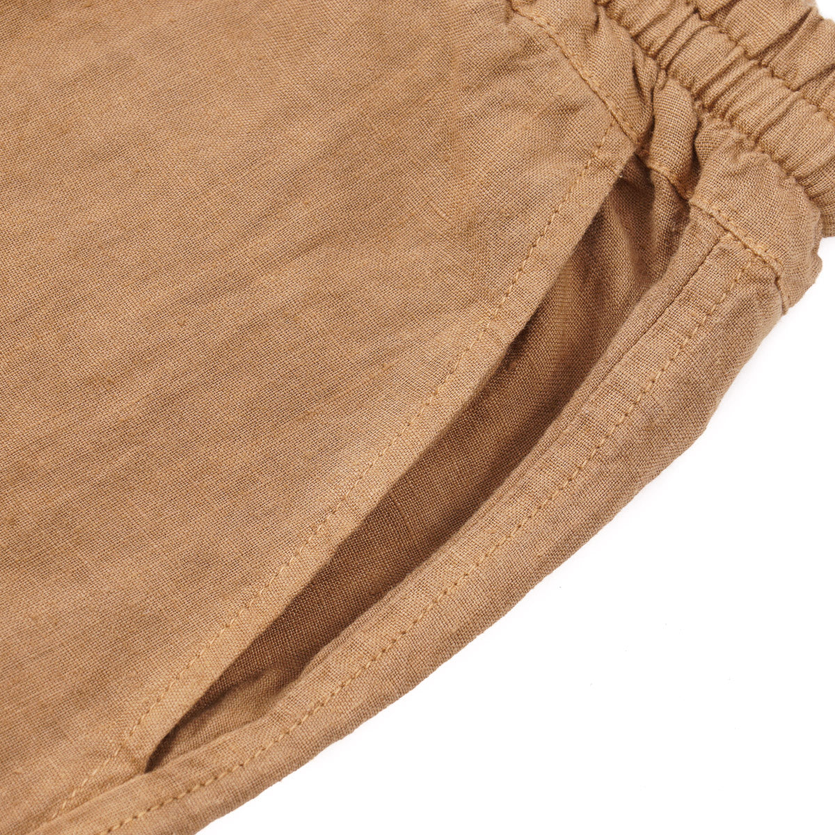 Fedeli 'Bonifacio' Drawstring Linen Pants - Top Shelf Apparel