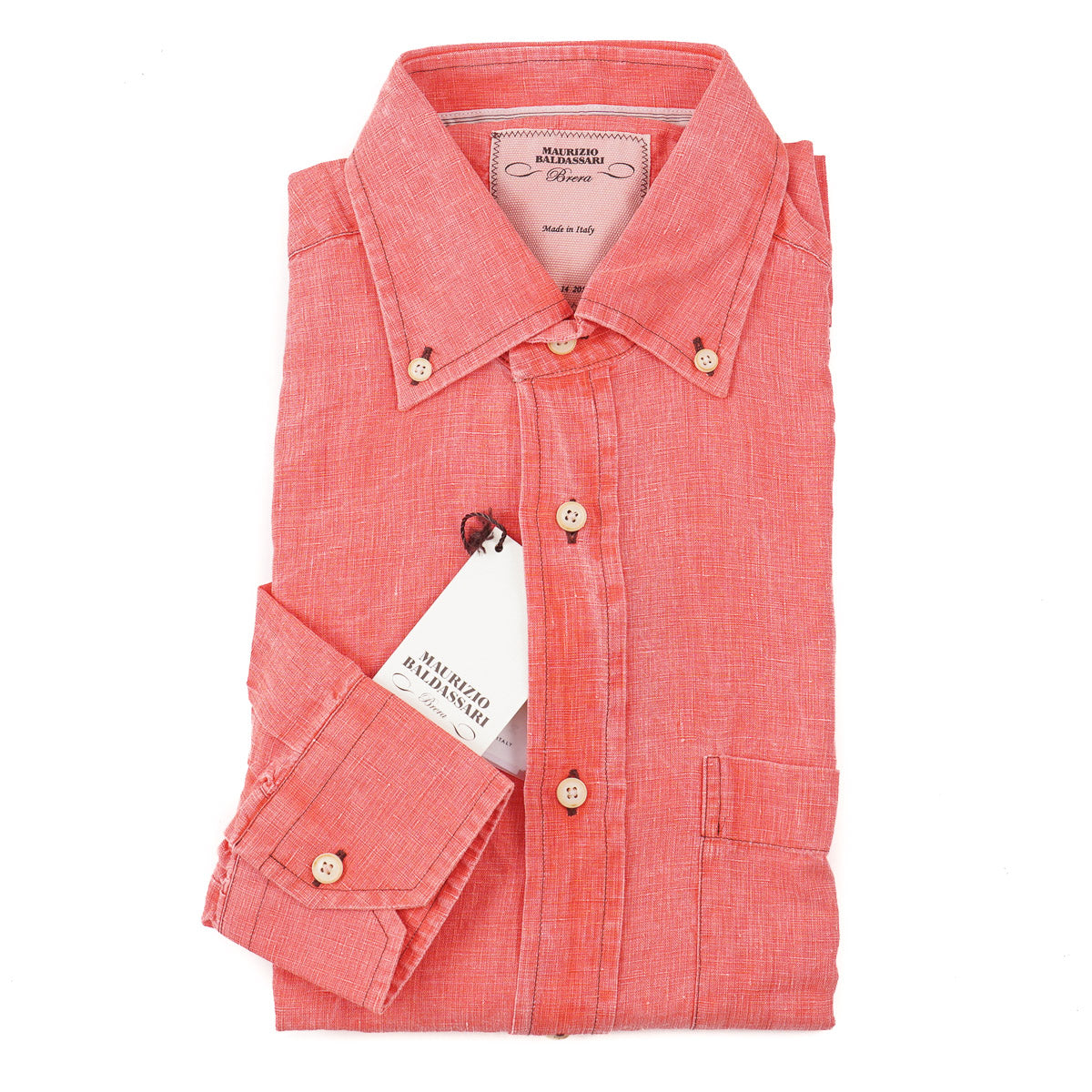 Maurizio Baldassari Washed Linen Shirt - Top Shelf Apparel