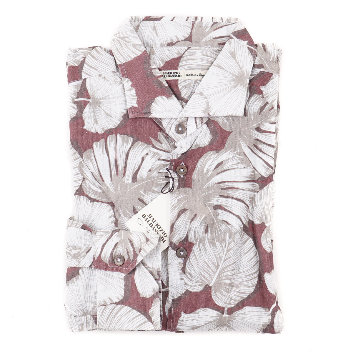 Maurizio Baldassari Floral Linen Shirt - Top Shelf Apparel