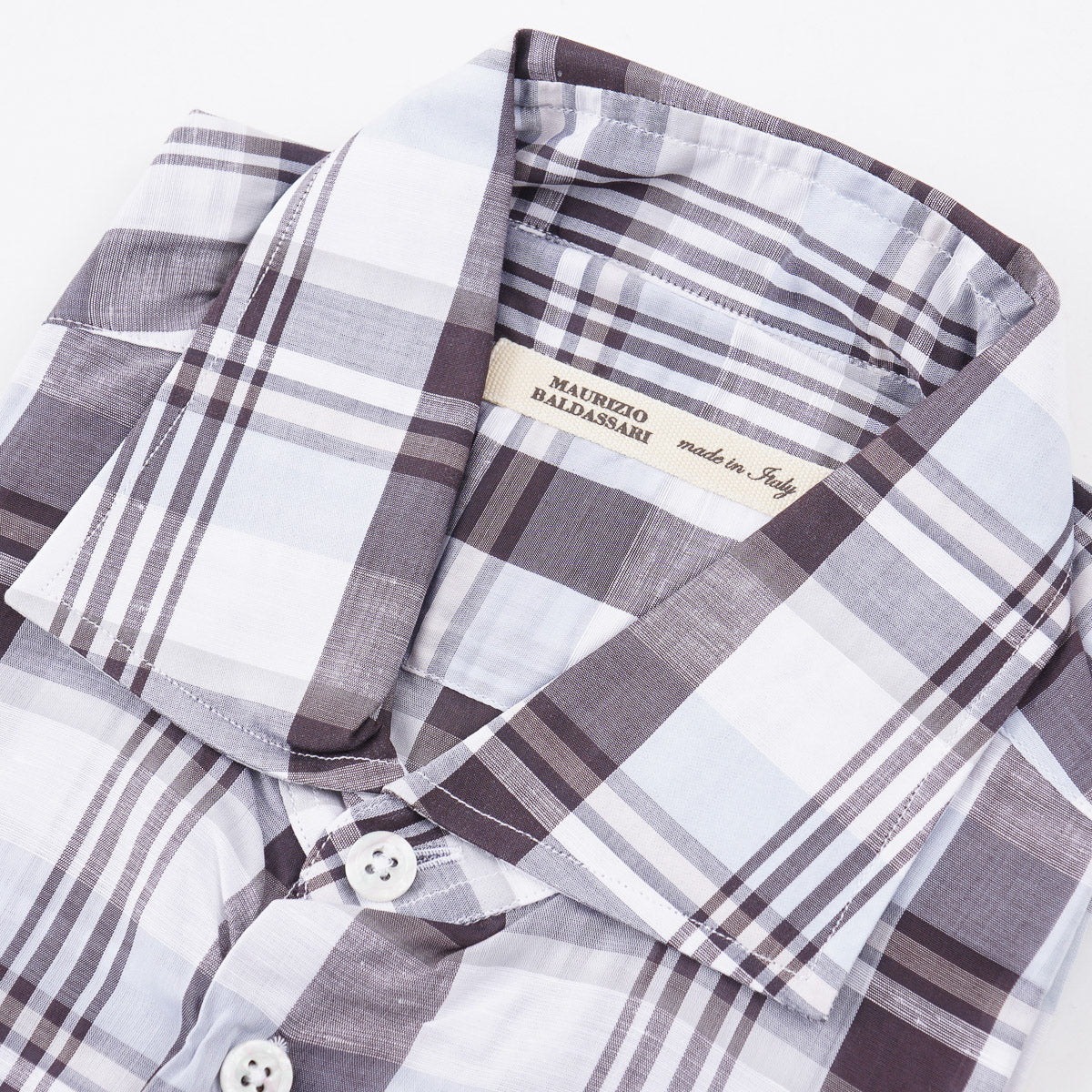 Maurizio Baldassari Linen-Cotton Shirt - Top Shelf Apparel