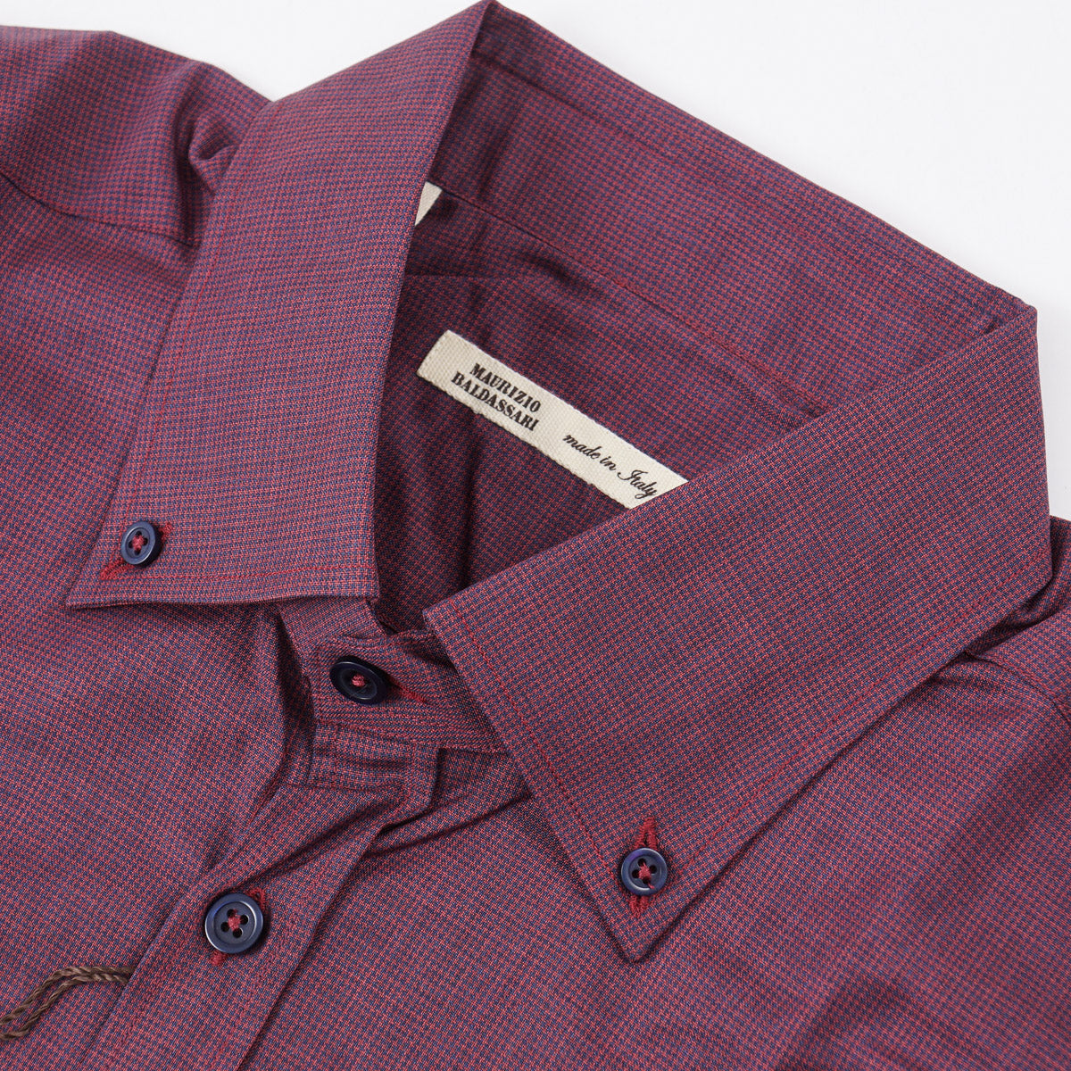 Maurizio Baldassari Lightweight Wool Shirt - Top Shelf Apparel
