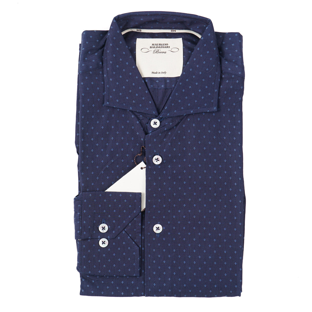 Maurizio Baldassari Woven Cotton Shirt - Top Shelf Apparel