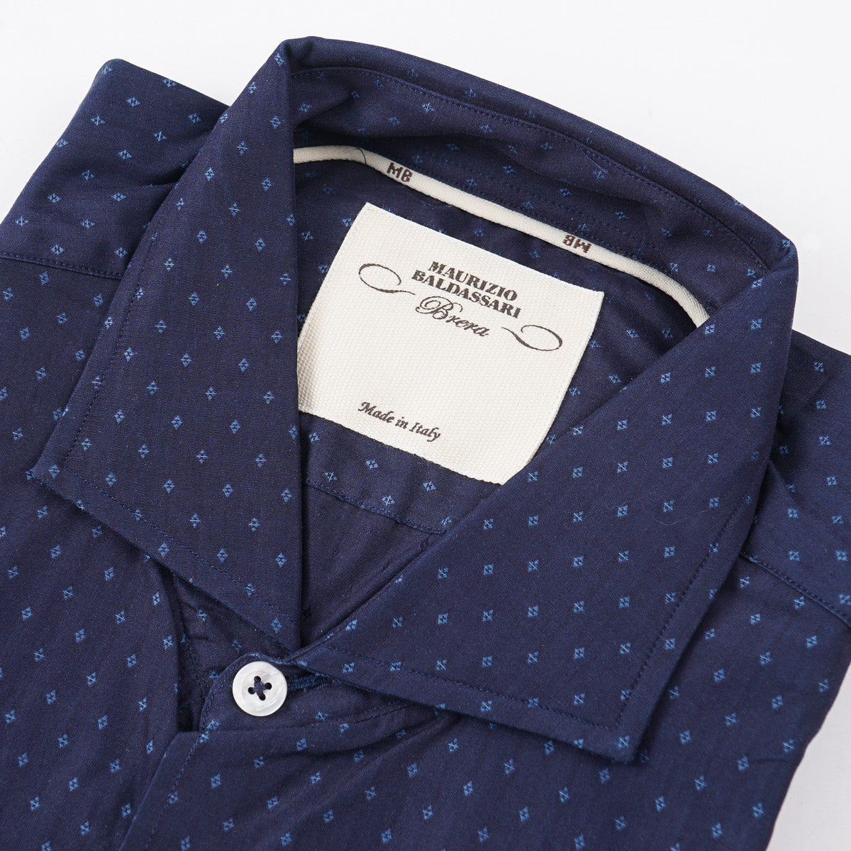 Maurizio Baldassari Woven Cotton Shirt - Top Shelf Apparel