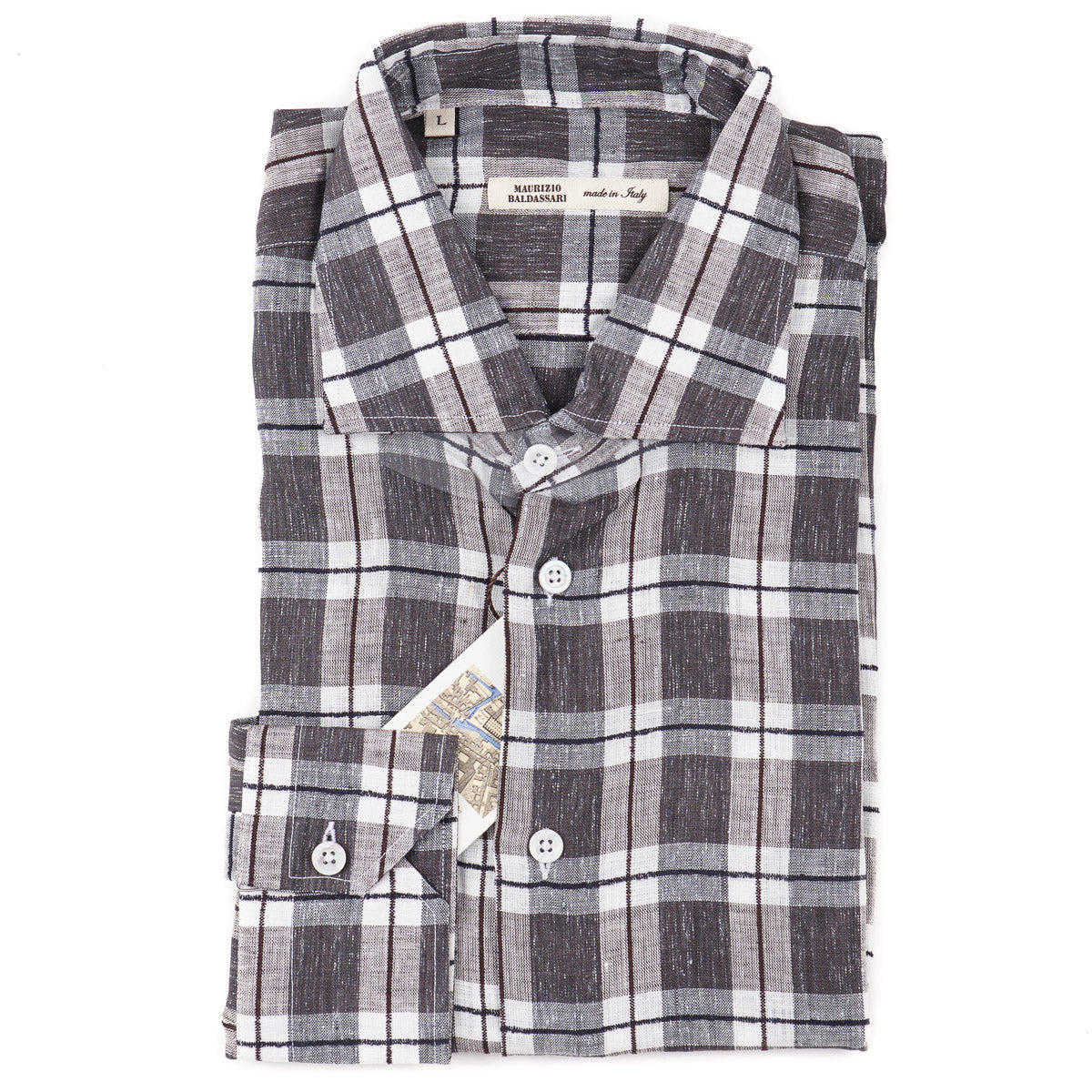 Maurizio Baldassari Woven Linen Shirt - Top Shelf Apparel