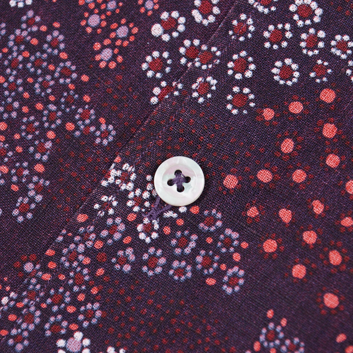 Maurizio Baldassari Printed Linen Shirt - Top Shelf Apparel