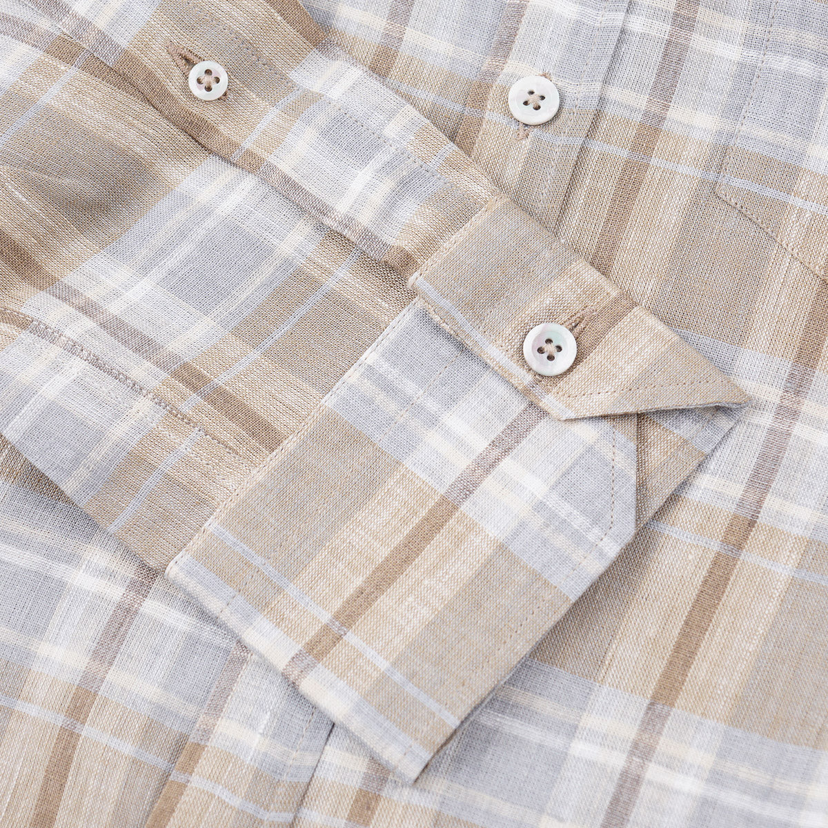 Maurizio Baldassari Woven Linen Shirt - Top Shelf Apparel