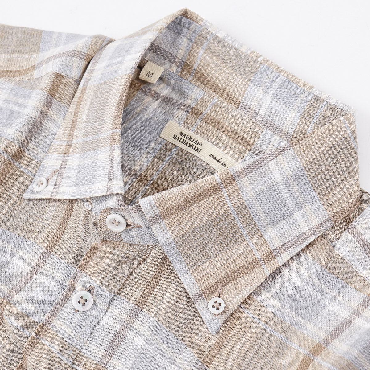 Maurizio Baldassari Woven Linen Shirt - Top Shelf Apparel