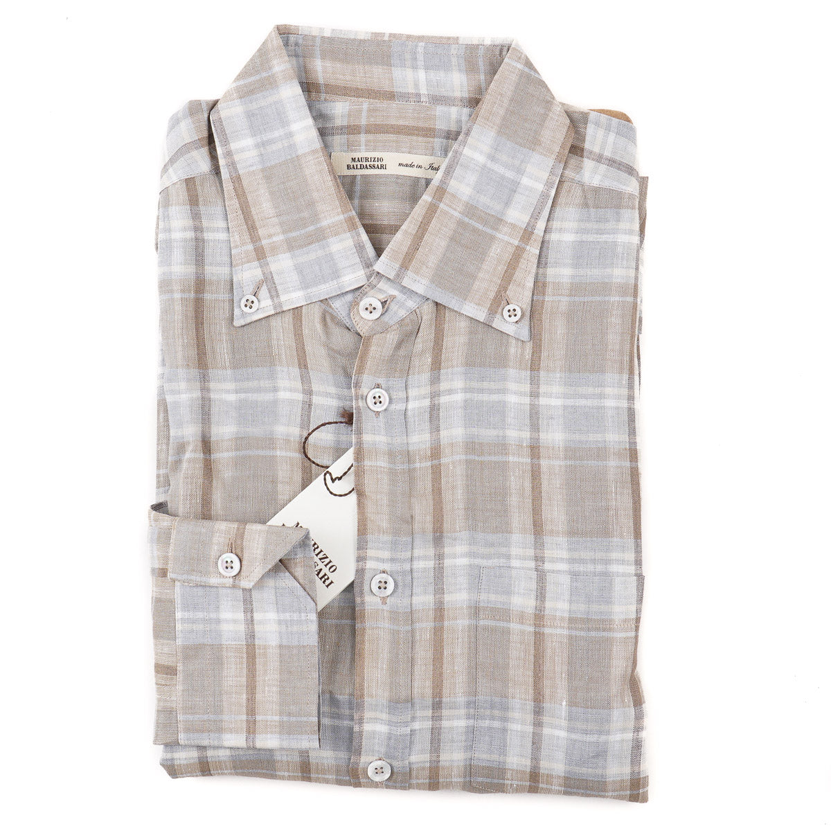 Maurizio Baldassari Woven Linen Shirt - Top Shelf Apparel