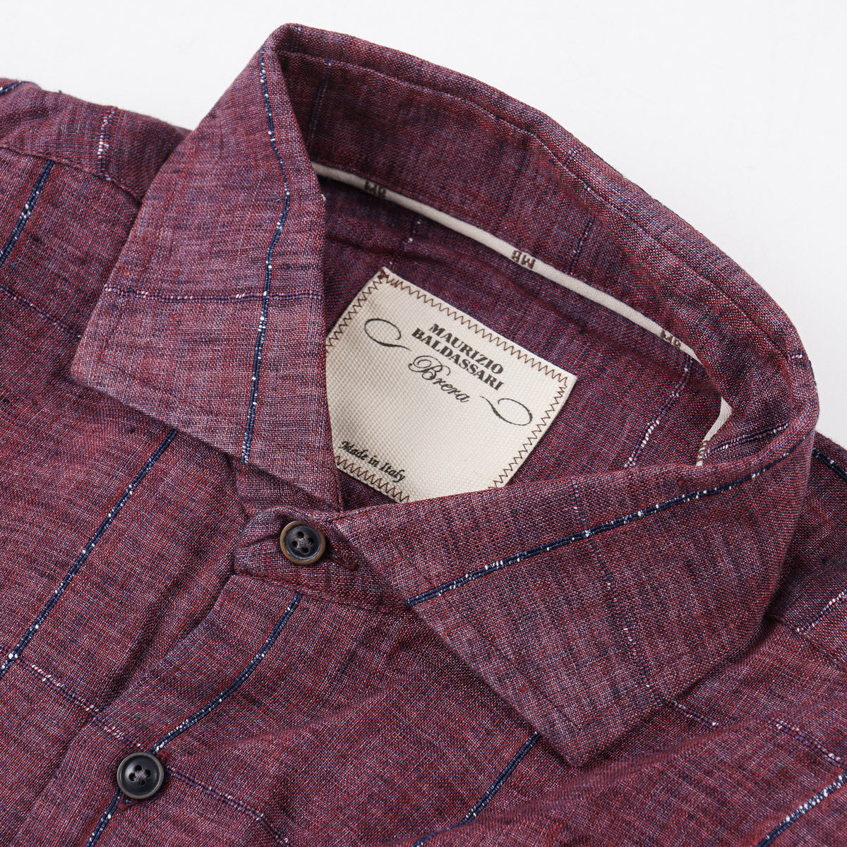 Maurizio Baldassari Woven Linen Shirt - Top Shelf Apparel