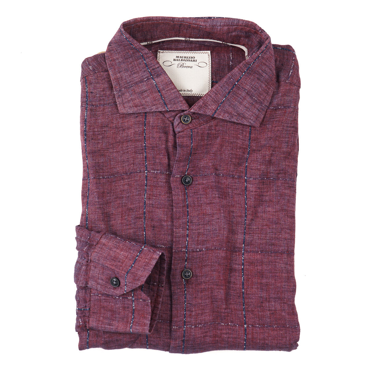 Maurizio Baldassari Woven Linen Shirt - Top Shelf Apparel