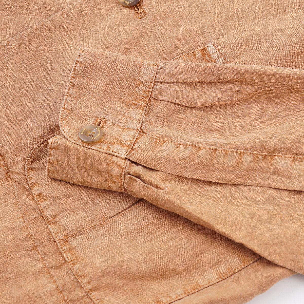 Finamore Unlined Linen Safari Jacket - Top Shelf Apparel