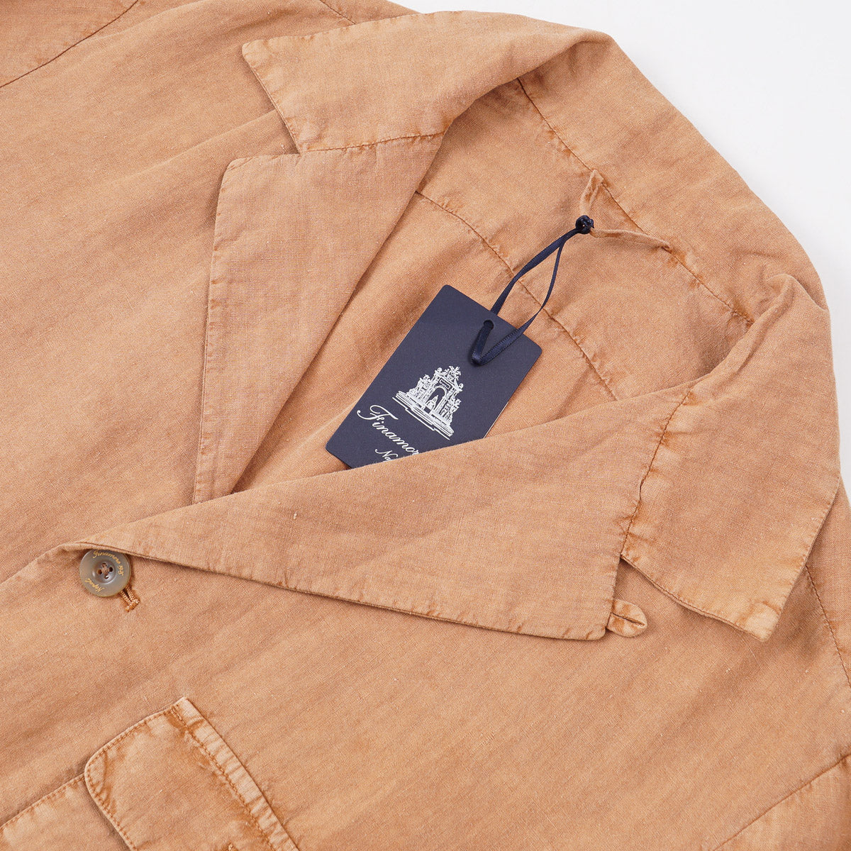 Finamore Unlined Linen Safari Jacket - Top Shelf Apparel
