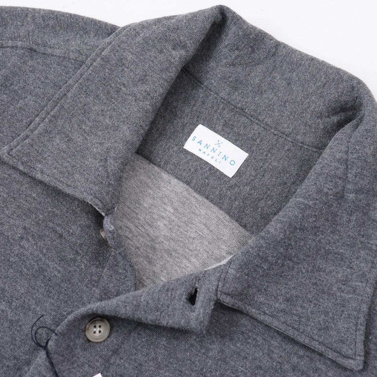 Sannino Jersey Cotton-Cashmere Overshirt - Top Shelf Apparel