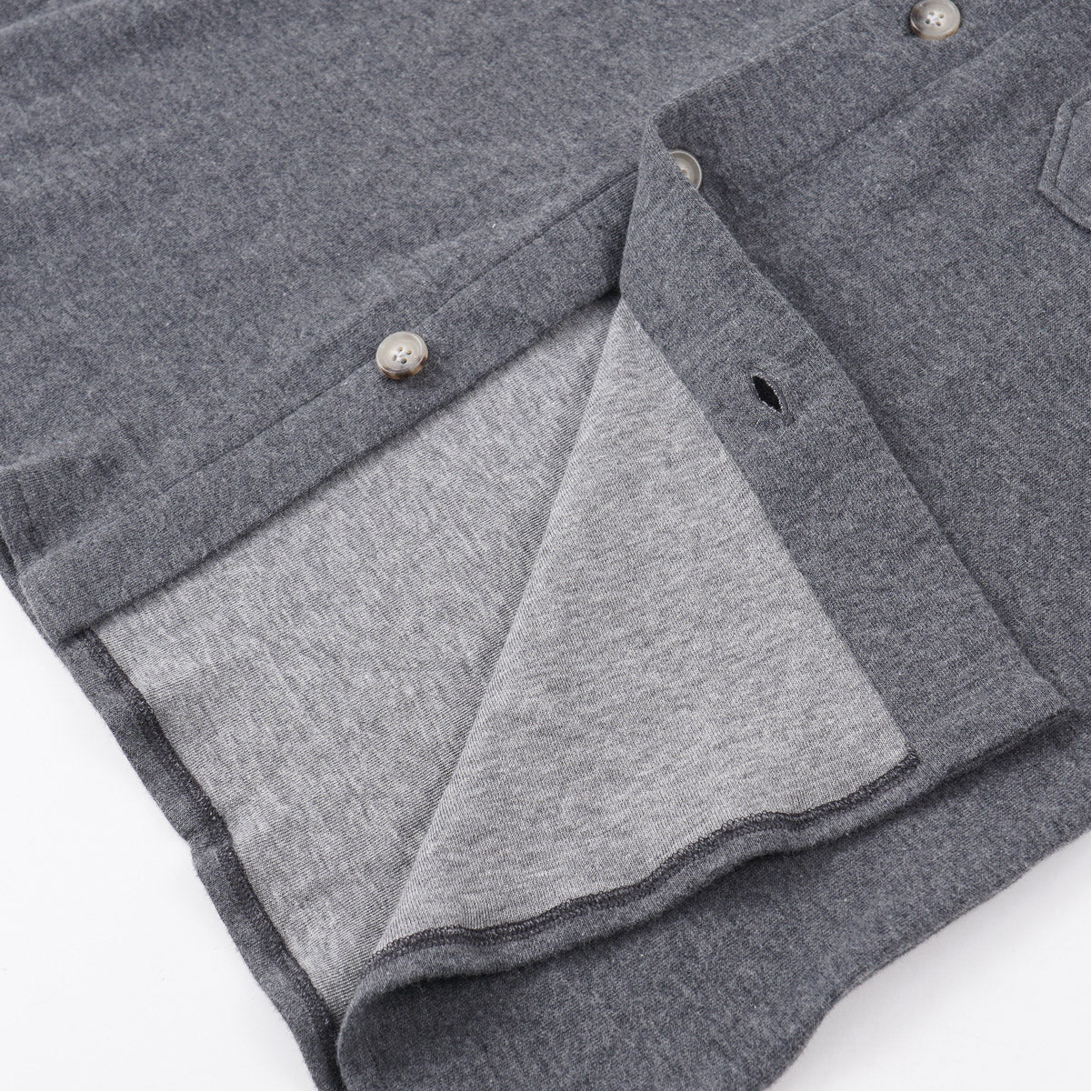 Sannino Jersey Cotton-Cashmere Overshirt - Top Shelf Apparel
