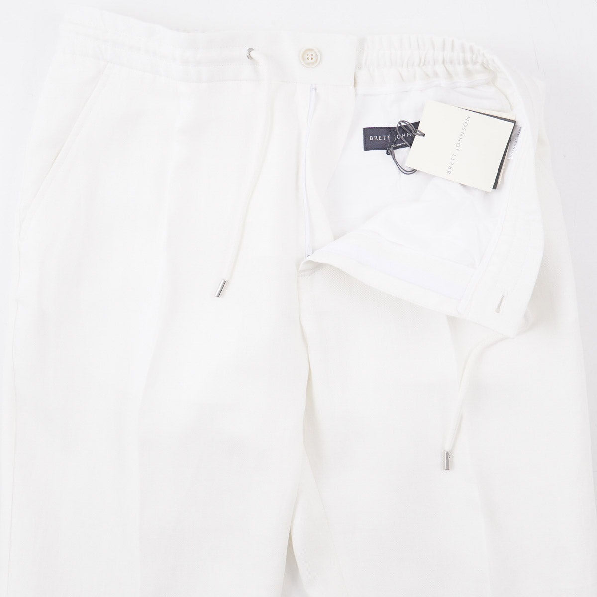 Brett Johnson Solbiati Linen Drawstring Pants - Top Shelf Apparel
