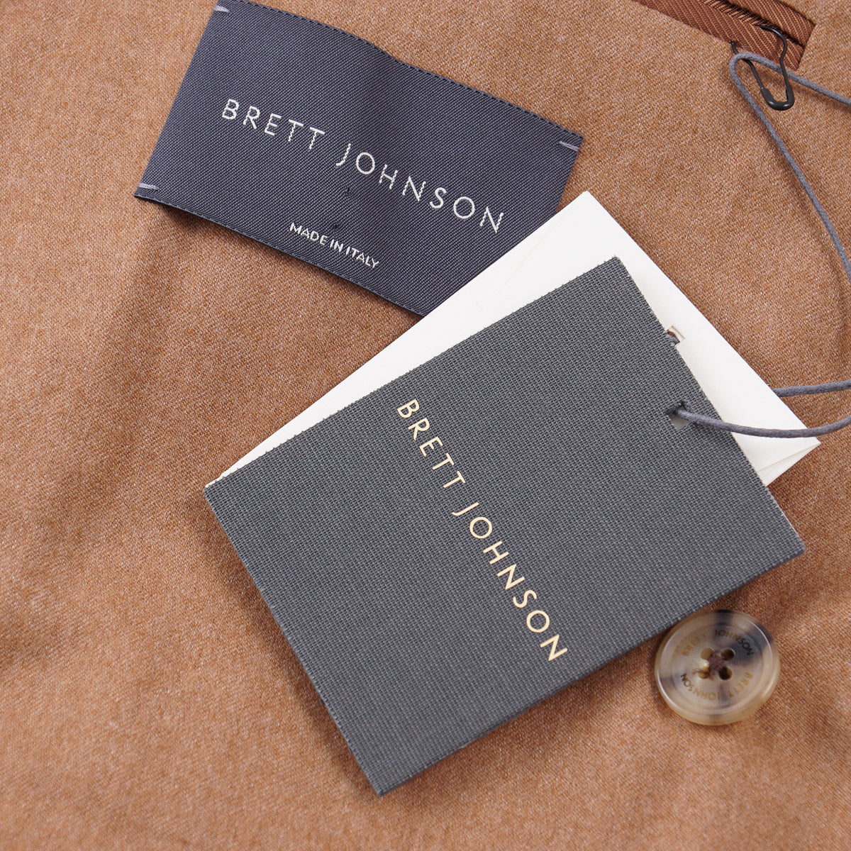 Brett Johnson Light Flannel Wool-Silk Blazer - Top Shelf Apparel
