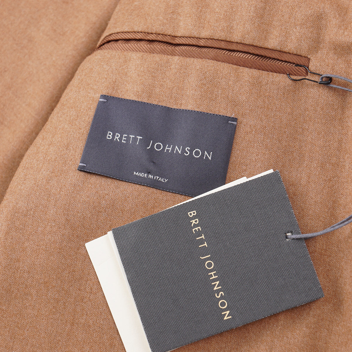 Brett Johnson Light Flannel Wool-Silk Blazer - Top Shelf Apparel