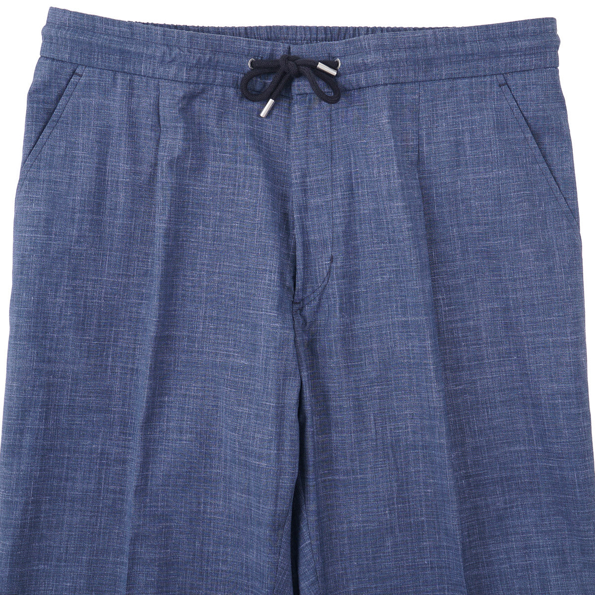 Brett Johnson Wool-Silk-Linen Drawstring Pants - Top Shelf Apparel