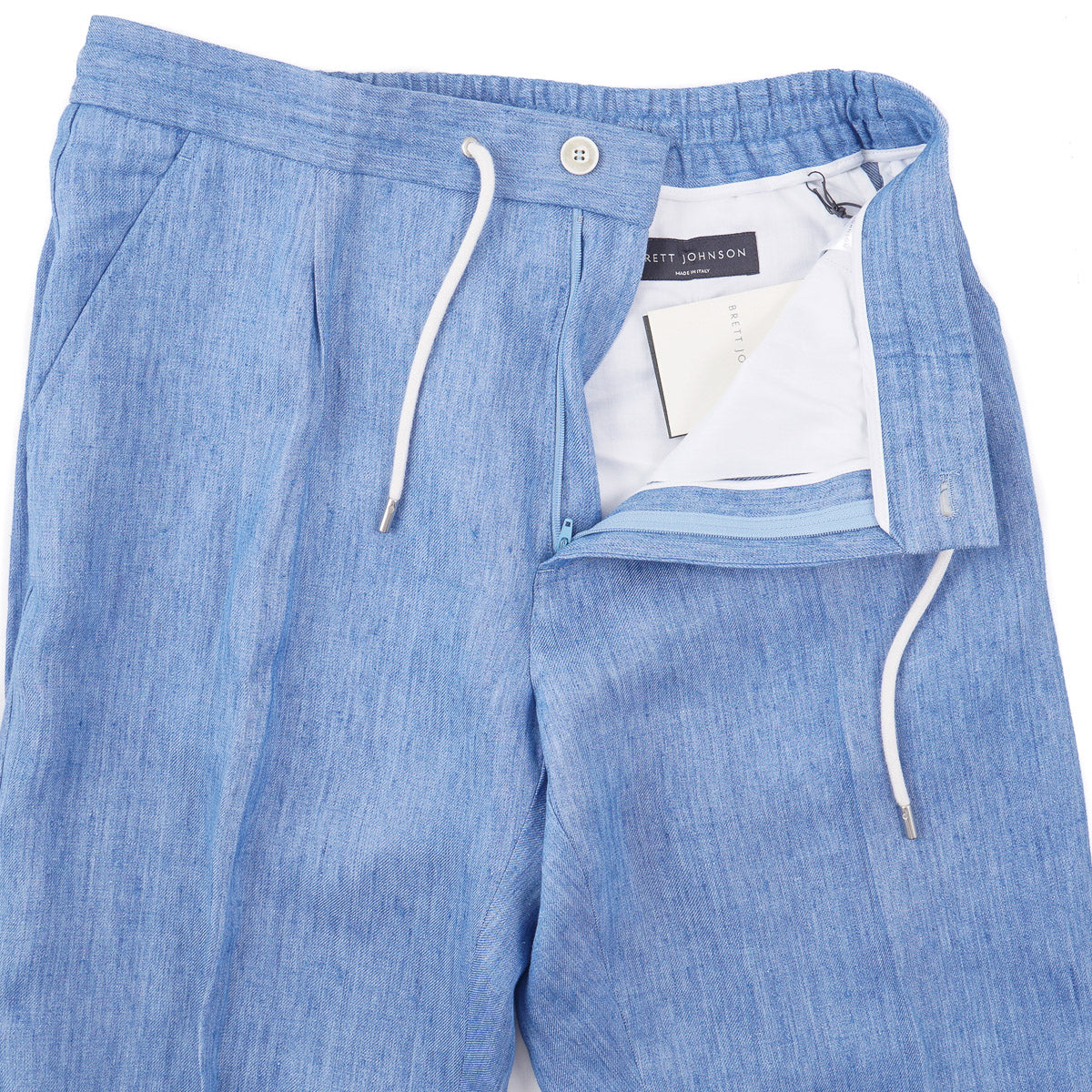 Brett Johnson Solbiati Linen Drawstring Pants - Top Shelf Apparel