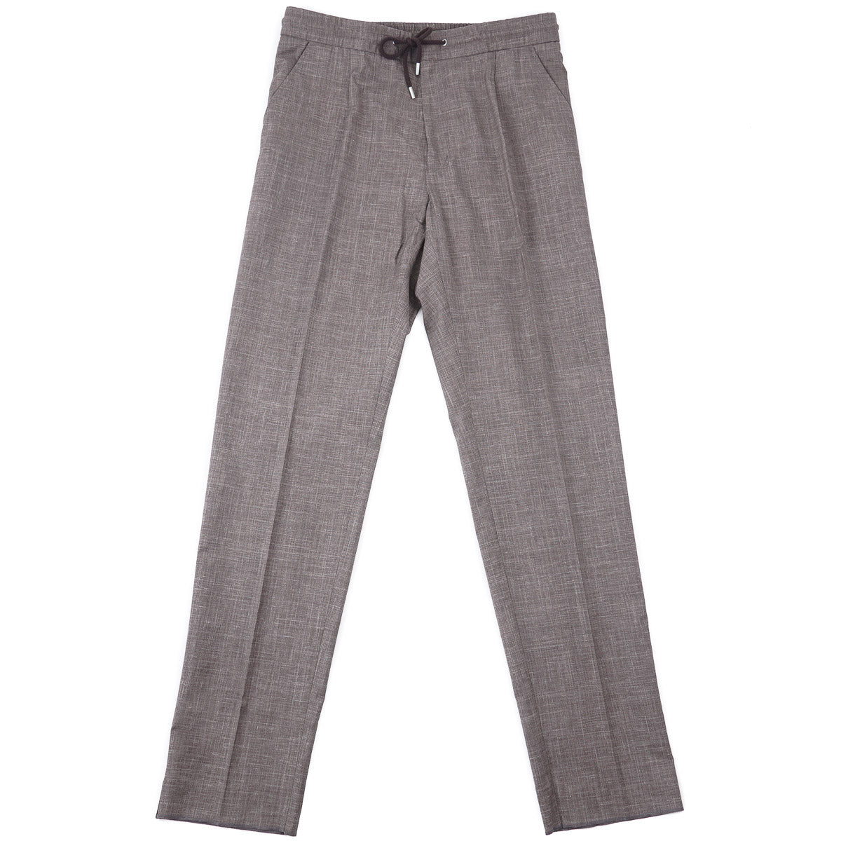 Brett Johnson Wool-Silk-Linen Drawstring Pants - Top Shelf Apparel