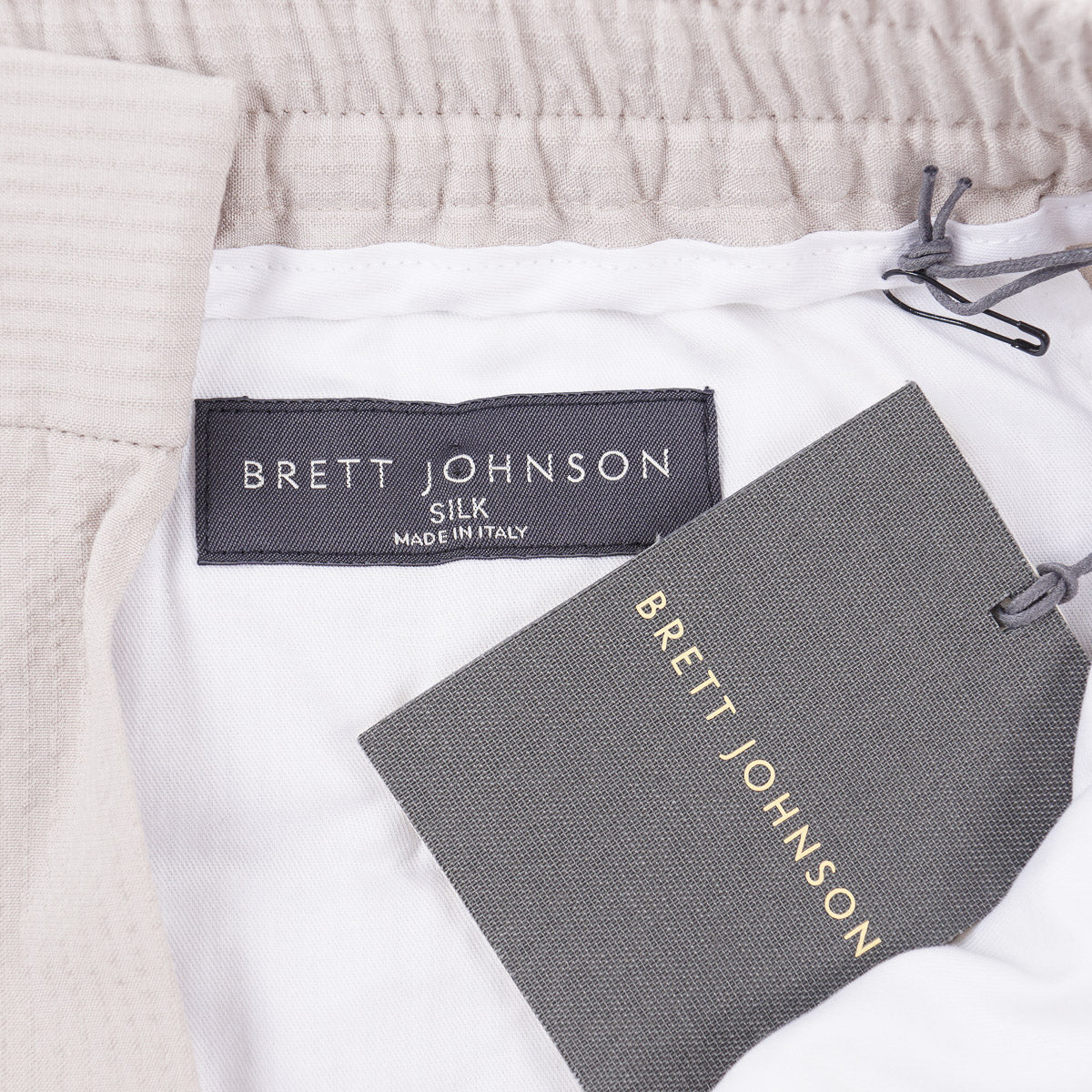 Brett Johnson Seersucker Silk Drawstring Pants - Top Shelf Apparel