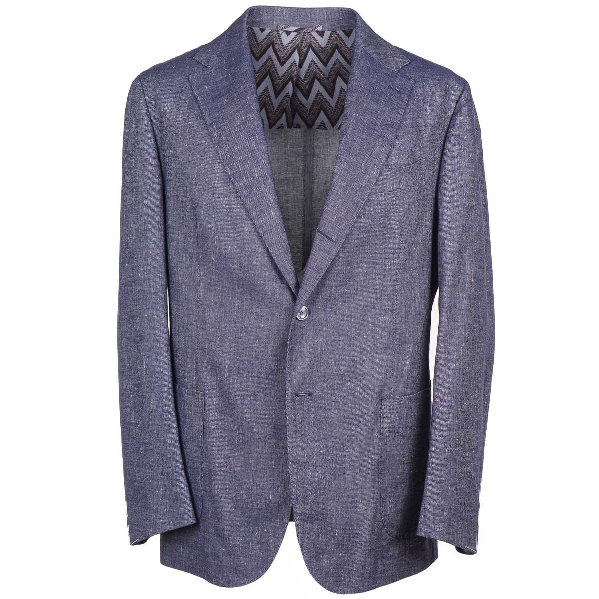 Stile Latino Linen-Cotton 'Denim' Suit - Top Shelf Apparel