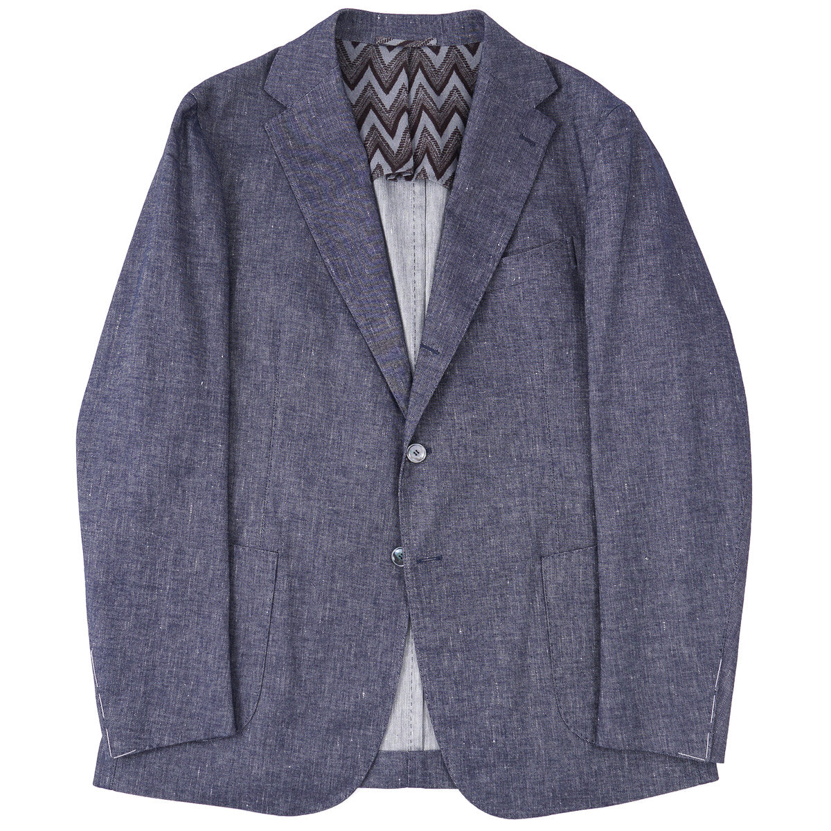 Stile Latino Linen-Cotton 'Denim' Suit - Top Shelf Apparel