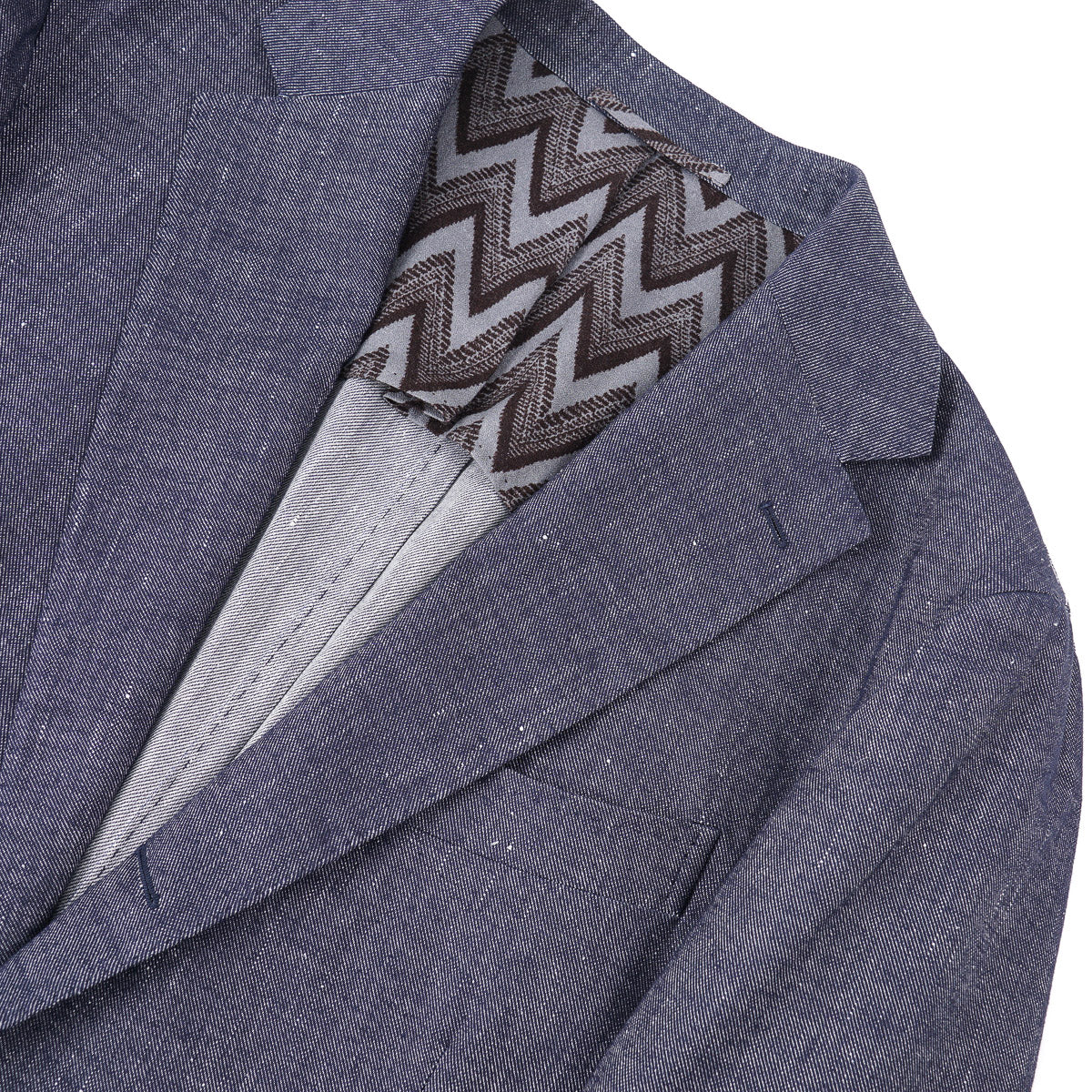 Stile Latino Linen-Cotton 'Denim' Suit - Top Shelf Apparel