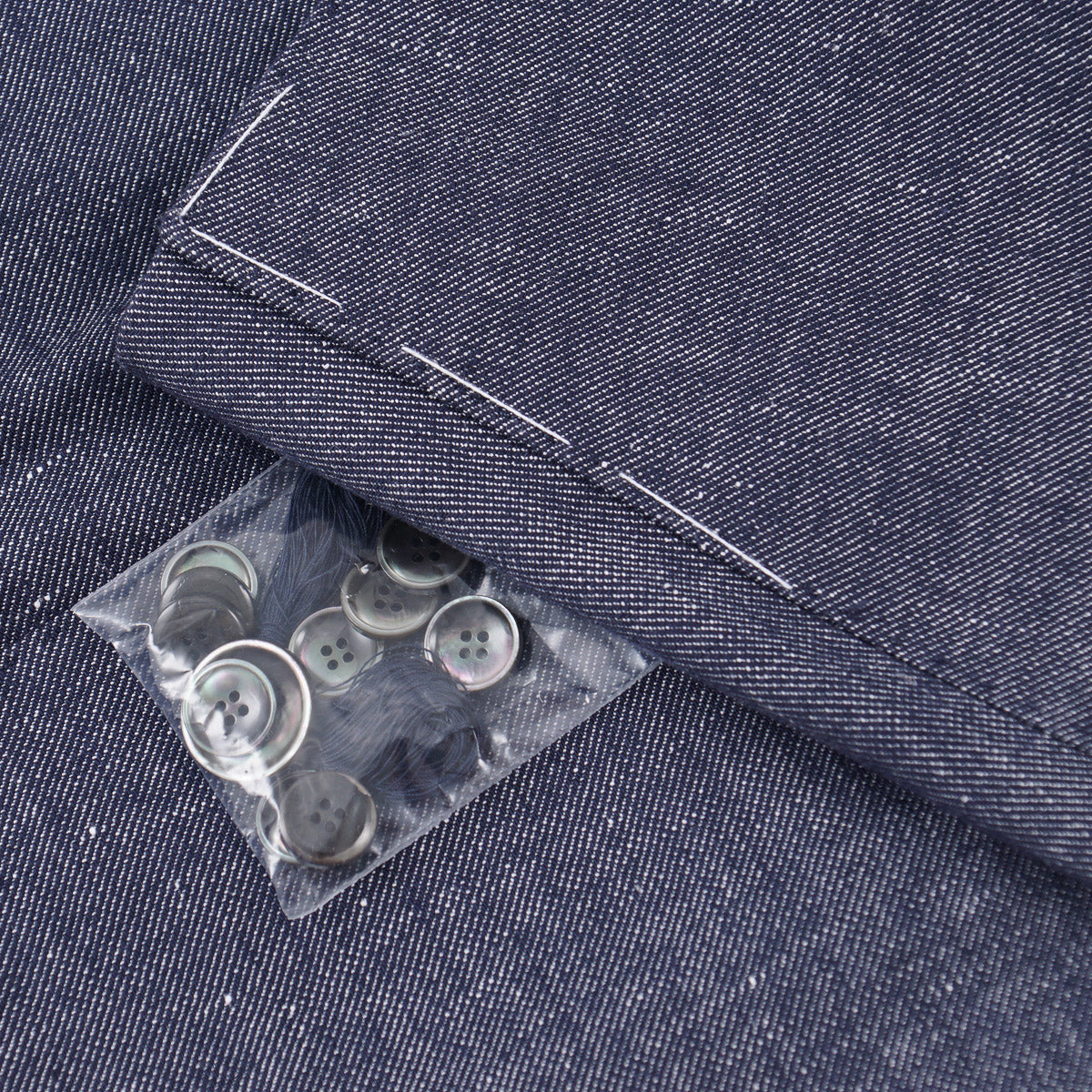 Stile Latino Linen-Cotton 'Denim' Suit - Top Shelf Apparel