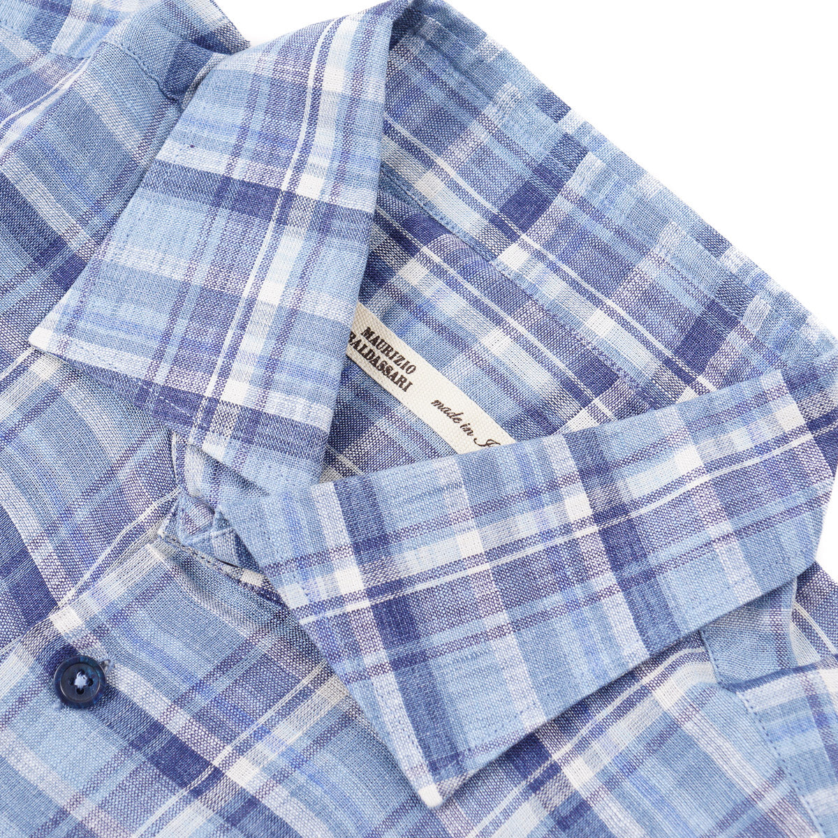 Maurizio Baldassari Woven Linen Shirt - Top Shelf Apparel