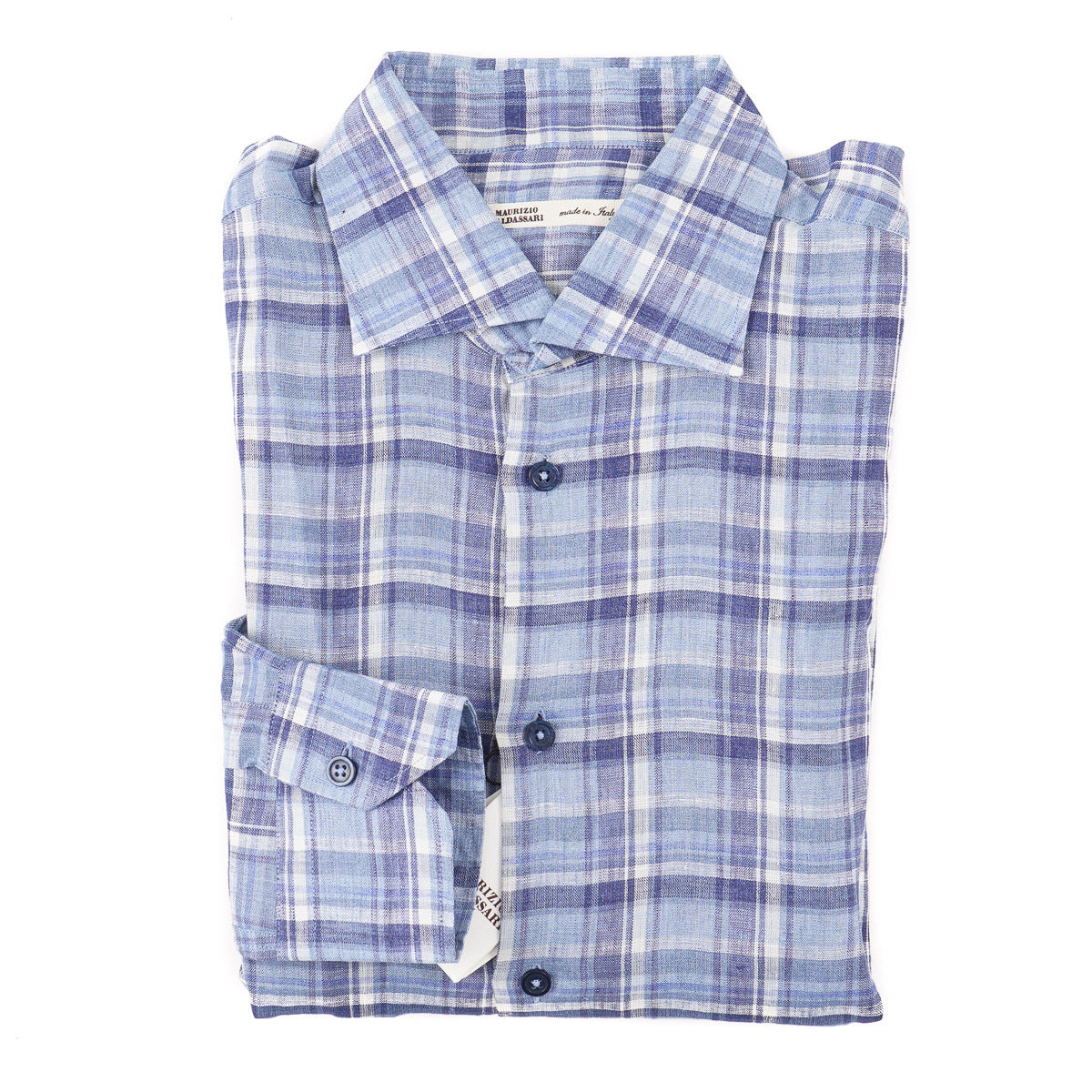 Maurizio Baldassari Woven Linen Shirt - Top Shelf Apparel