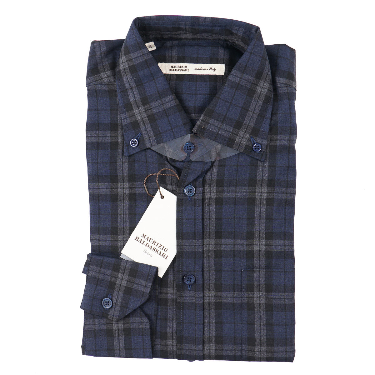Maurizio Baldassari Lightweight Wool Shirt - Top Shelf Apparel