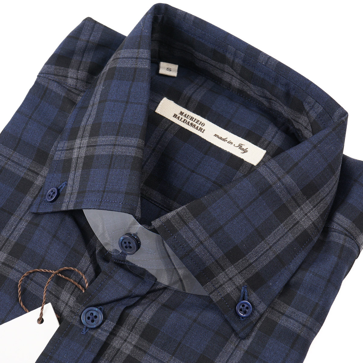 Maurizio Baldassari Lightweight Wool Shirt - Top Shelf Apparel