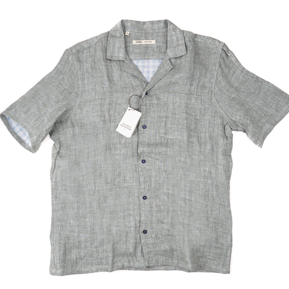 Maurizio Baldassari Linen Resort Shirt