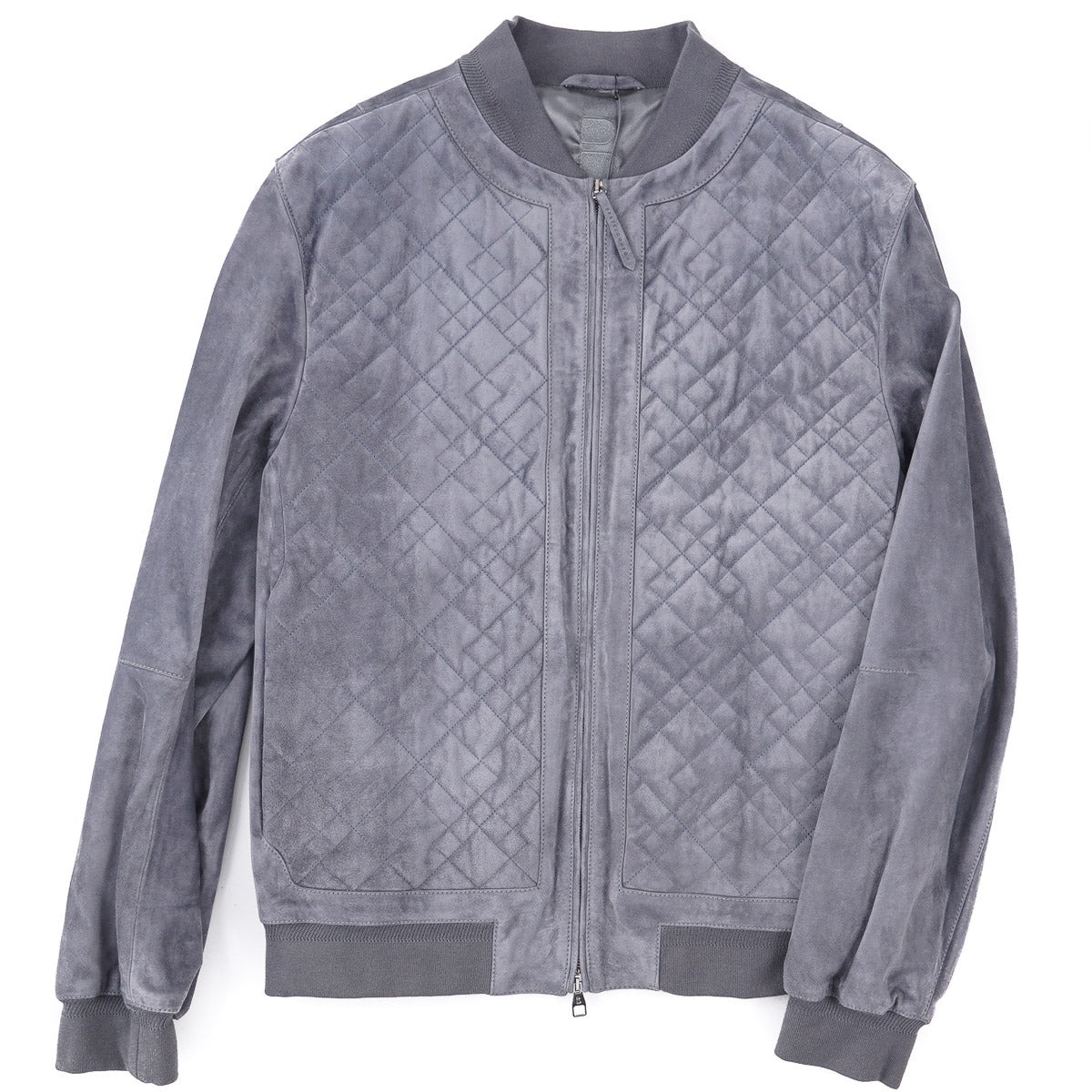 Brett Johnson Quilted Suede Bomber Jacket - Top Shelf Apparel
