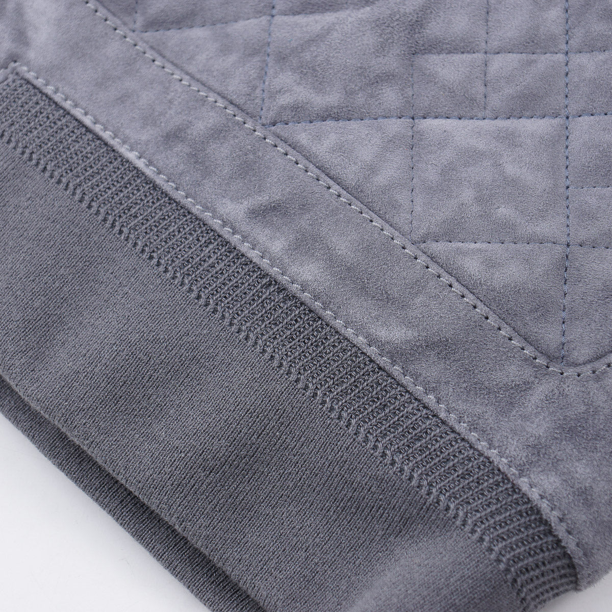 Brett Johnson Quilted Suede Bomber Jacket - Top Shelf Apparel