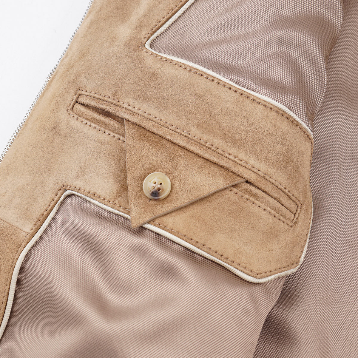 Brett Johnson Quilted Suede Bomber Jacket - Top Shelf Apparel