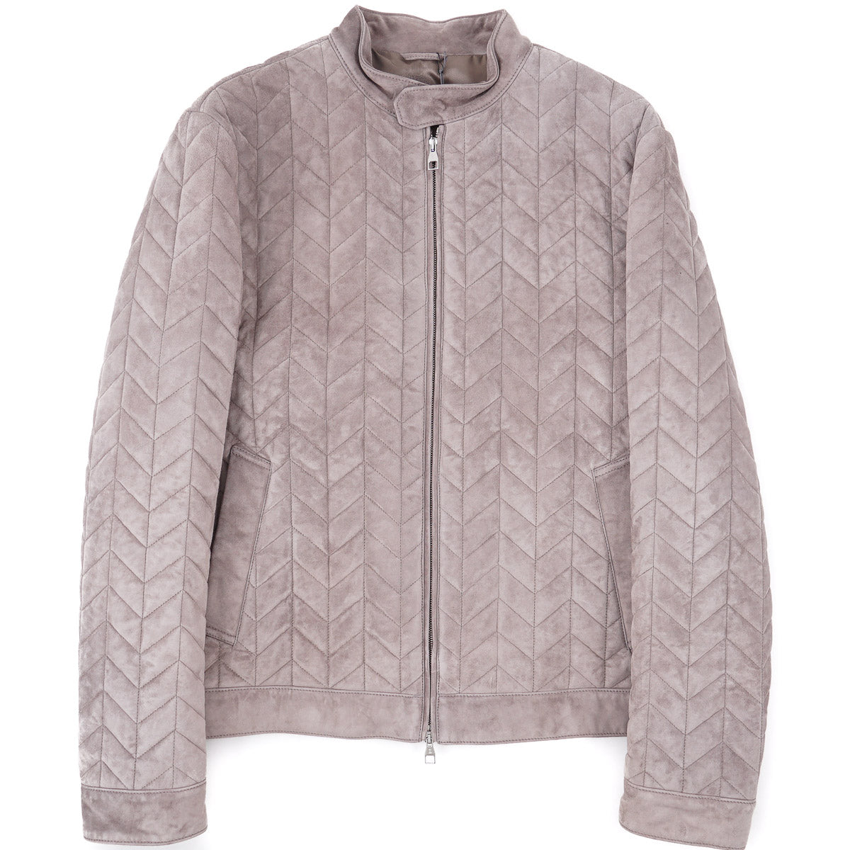 Brett Johnson Quilted Suede Bomber Jacket - Top Shelf Apparel