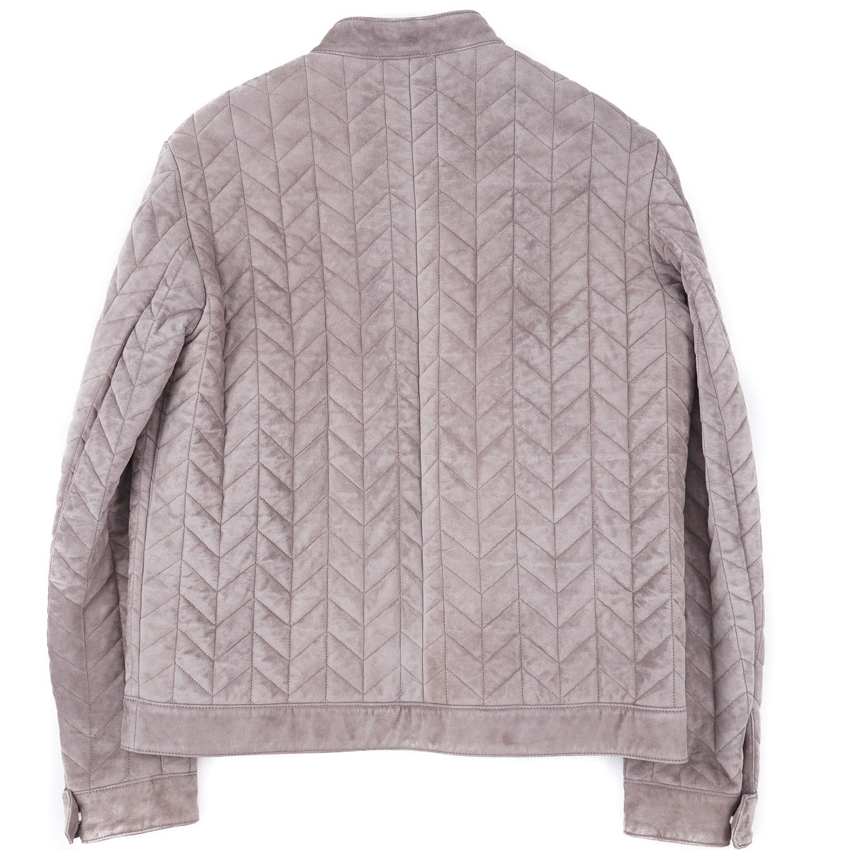 Brett Johnson Quilted Suede Bomber Jacket - Top Shelf Apparel