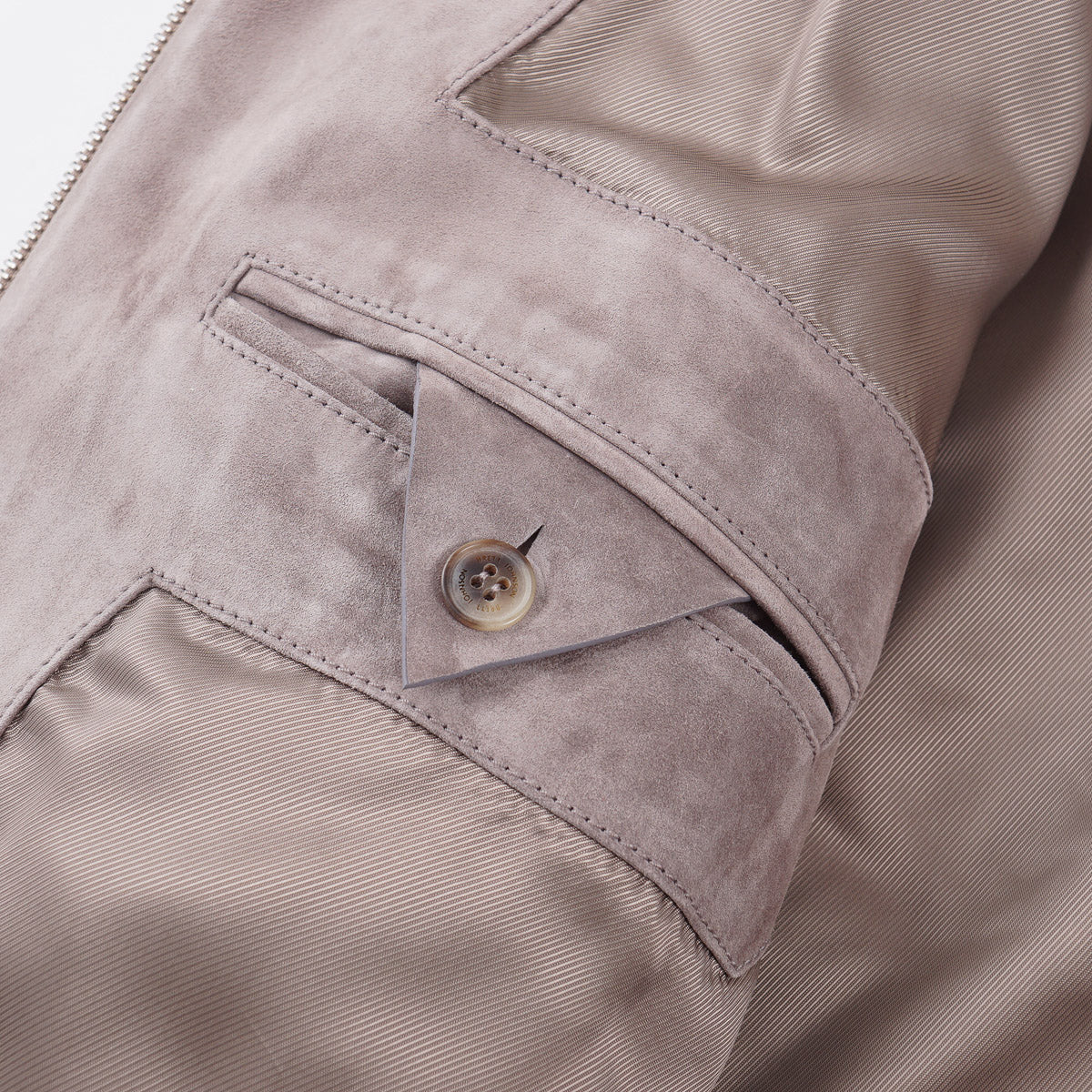 Brett Johnson Quilted Suede Bomber Jacket - Top Shelf Apparel