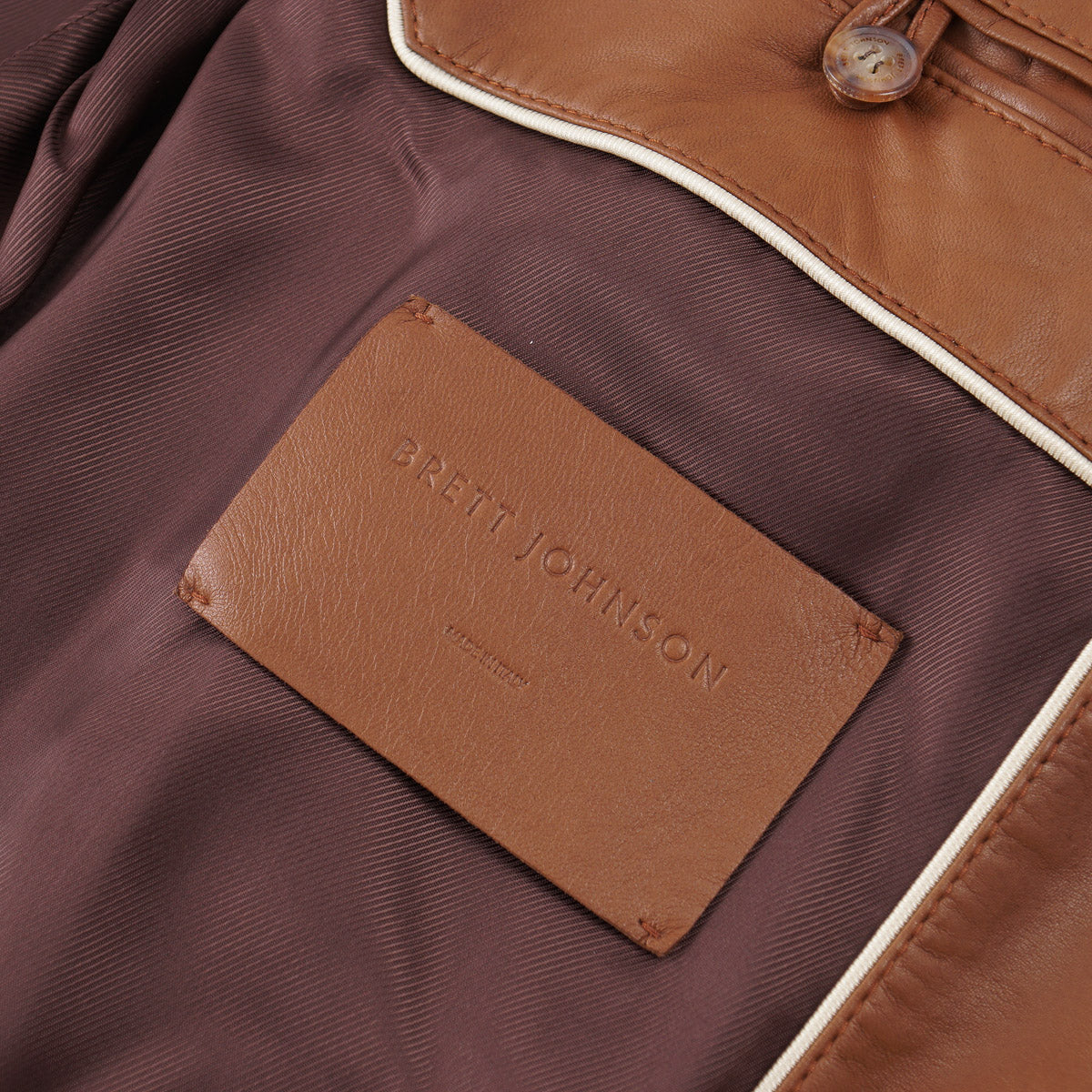 Brett Johnson Nappa Leather Hooded Jacket - Top Shelf Apparel