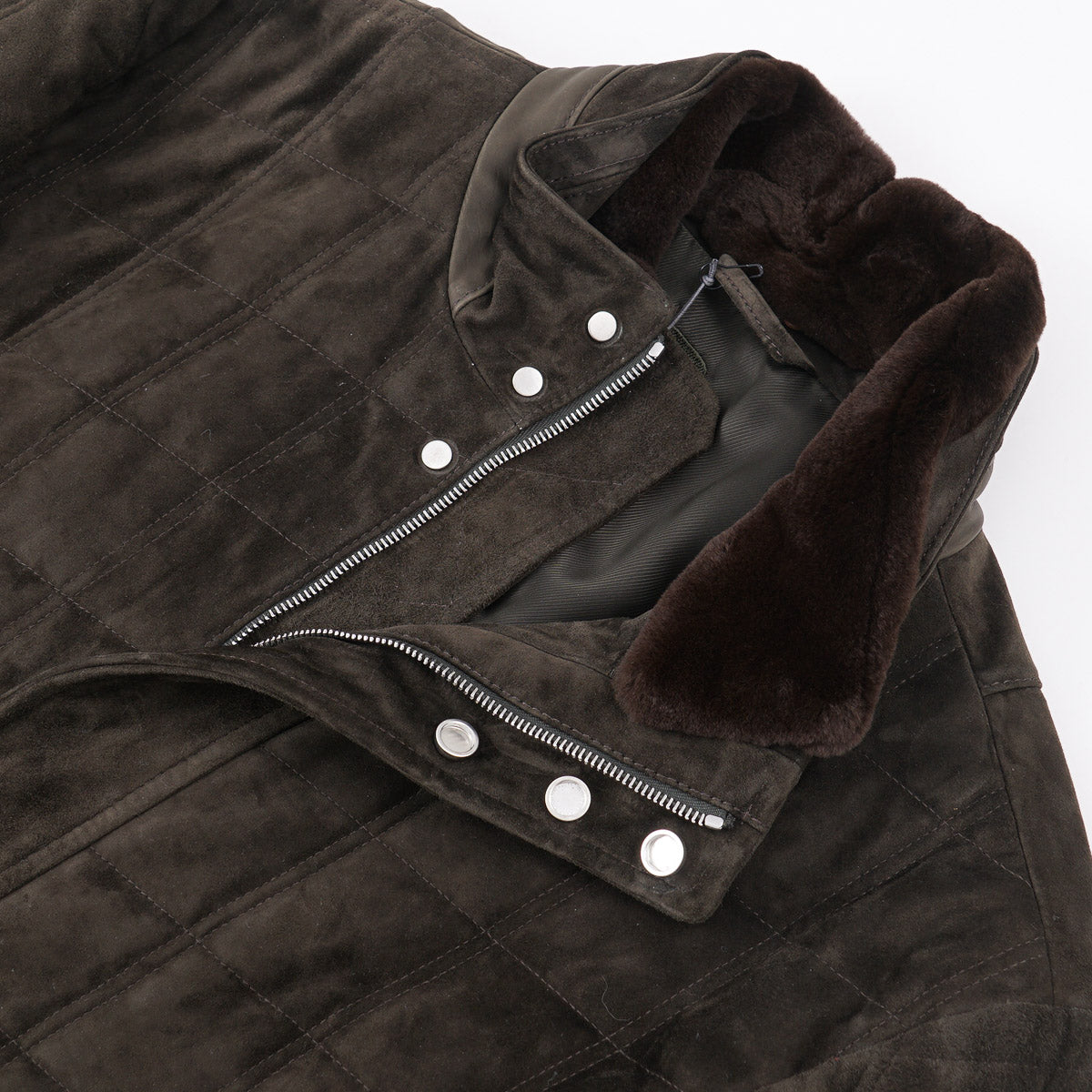Brett Johnson Quilted Suede Field Jacket - Top Shelf Apparel