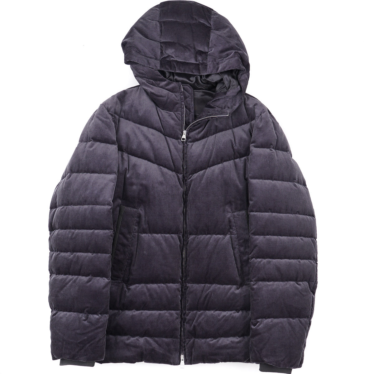 Brett Johnson Padded Corduroy Hooded Jacket - Top Shelf Apparel