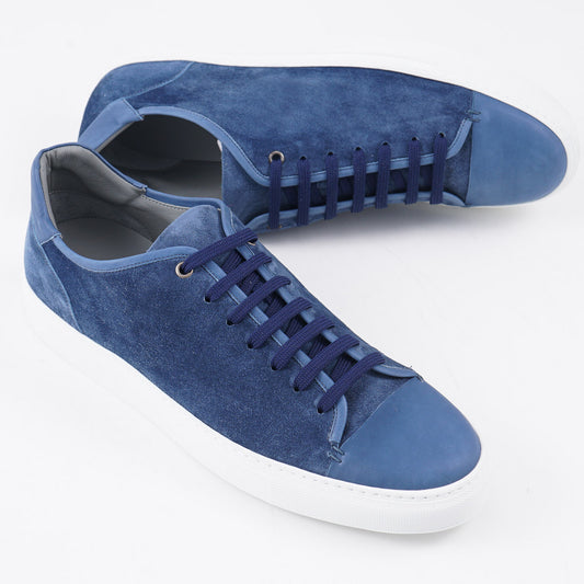 Brett Johnson Suede Low-Top Sneakers - Top Shelf Apparel