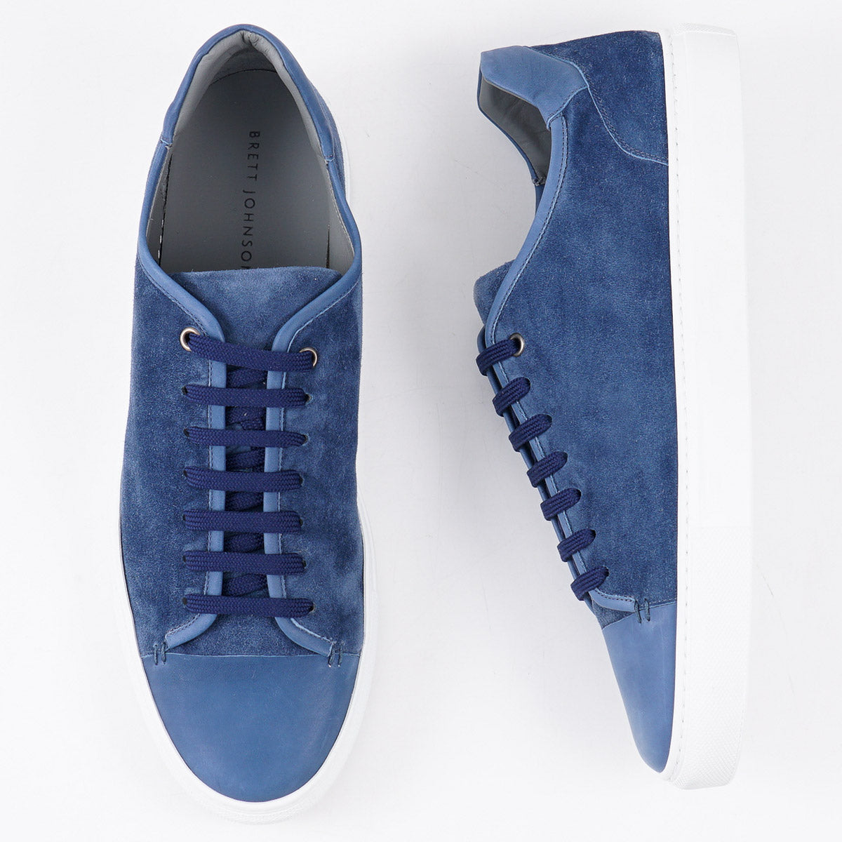Brett Johnson Suede Low-Top Sneakers - Top Shelf Apparel