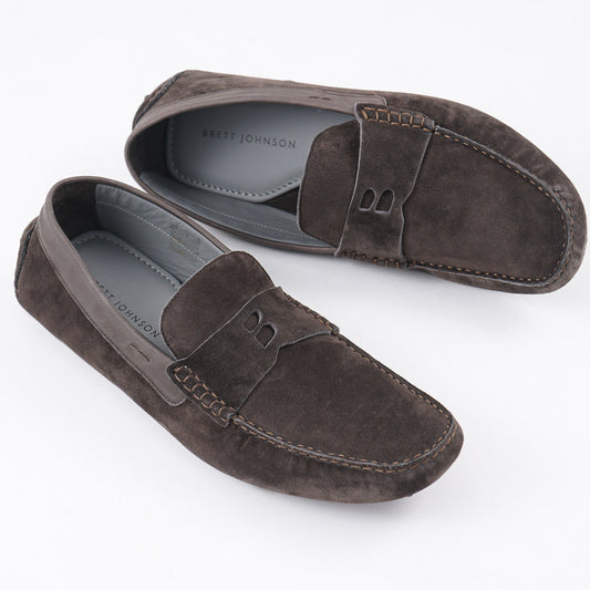Brett Johnson Suede Driving Loafer - Top Shelf Apparel