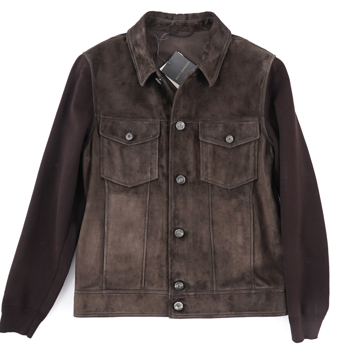 Brett Johnson 'Sedona' Suede and Knit Jacket - Top Shelf Apparel