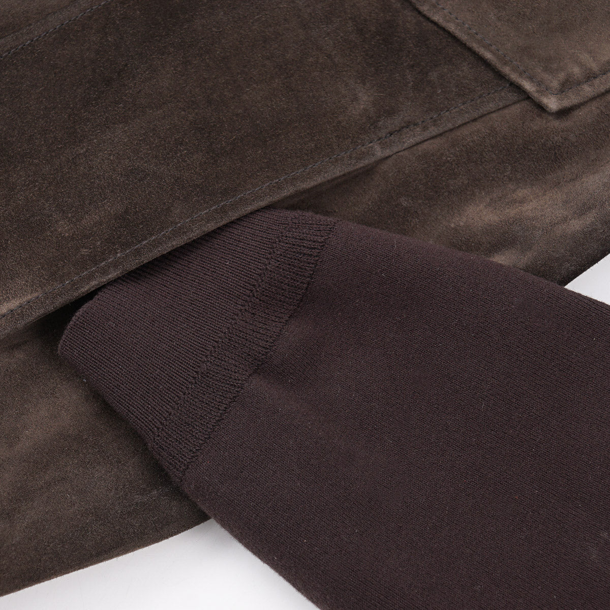 Brett Johnson 'Sedona' Suede and Knit Jacket - Top Shelf Apparel