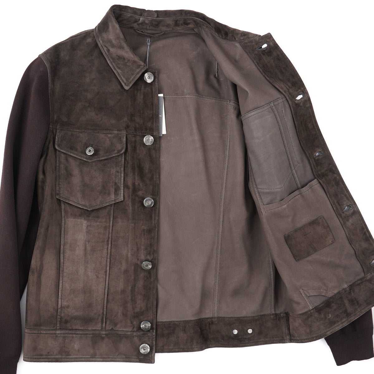 Brett Johnson 'Sedona' Suede and Knit Jacket - Top Shelf Apparel